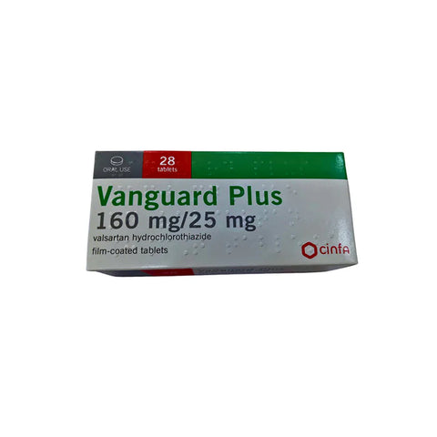 Vangaurd Plus 160/25 mg atb 28's