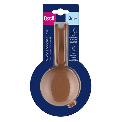 Lovi Silicone Soother Case 0M+ Brown 51/032