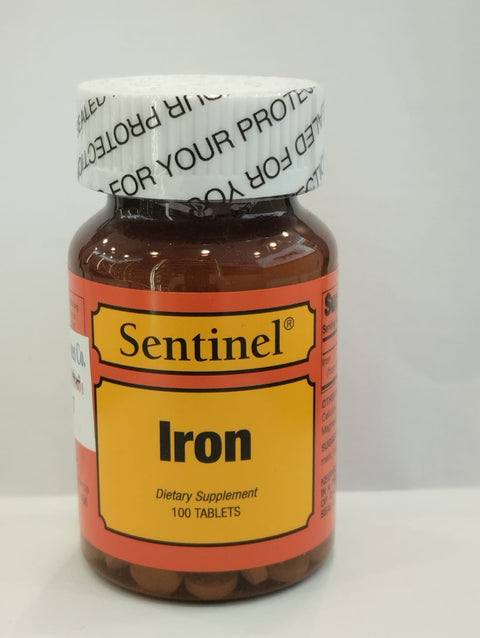 Sentinel Iron, 28 Mg Tablet 100's