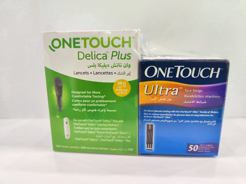 Onetouch Ultra Re-Fill Kit-100 Strip and 100 Lancets