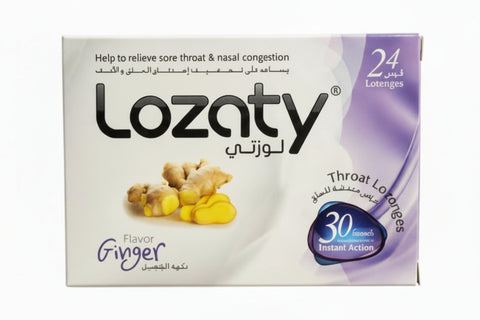 Lozaty Ginger Lozenges 24s