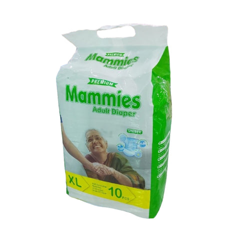 Mammies Adult Diaper X Large, 10 Pieces