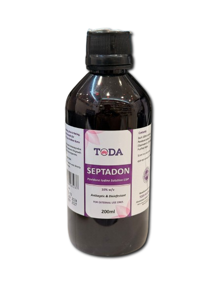 Toda Septadon Povidone Iodine Solution 200Ml