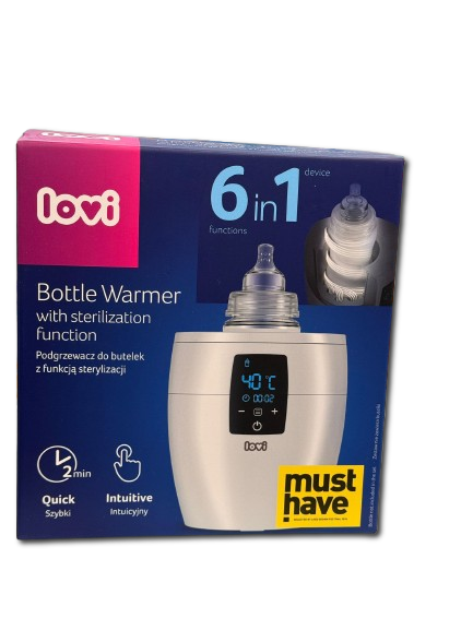 Lovi 6 In 1 Bottle Warmer White -77/051