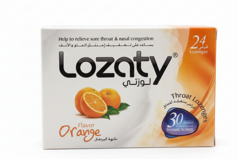 Lozaty Orange Lozenges 24s