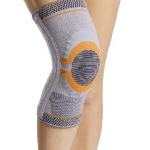 Super Ortho Active Elastic Knee Stablet, A7-025 Grey Extra Large