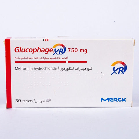 Glucophage XR 750 Mg Tablet 30'S