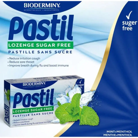 Pastil Lozenges Sugar Free Menthol 16 s