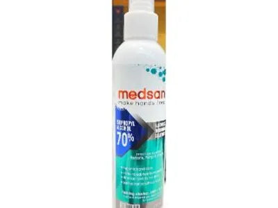Medsan Isopropyl Alchol Spray 70%, 250 ML