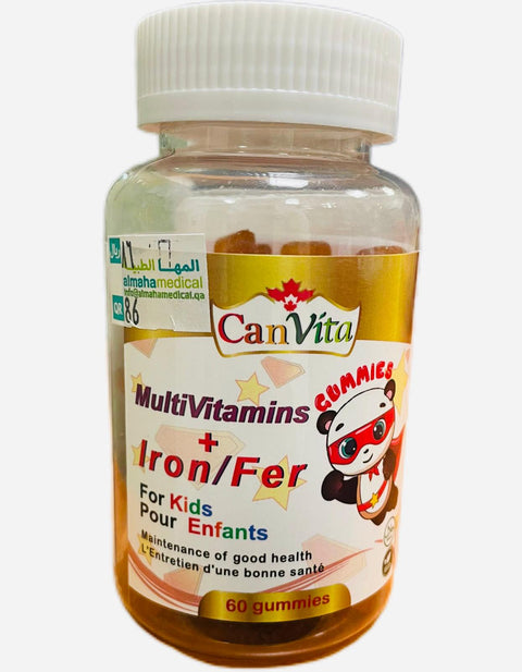 Canvita Kid’s Halal Multivitamins + Iron Gummy (60 gummies)