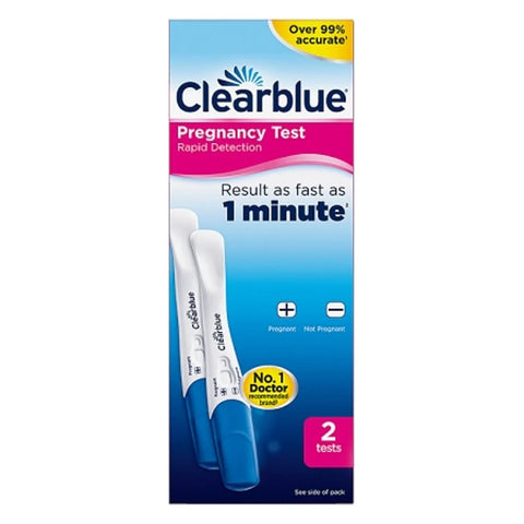 Clear Blue Rapid Detection Pregnancy Test, 2'S