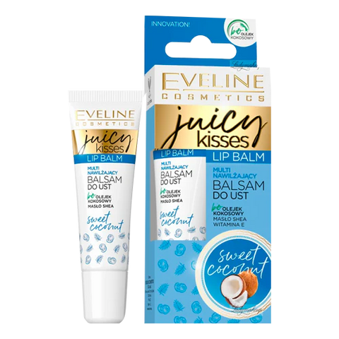 Eveline Juicy Kisses Sweet Coconut Lip Balm 12ml