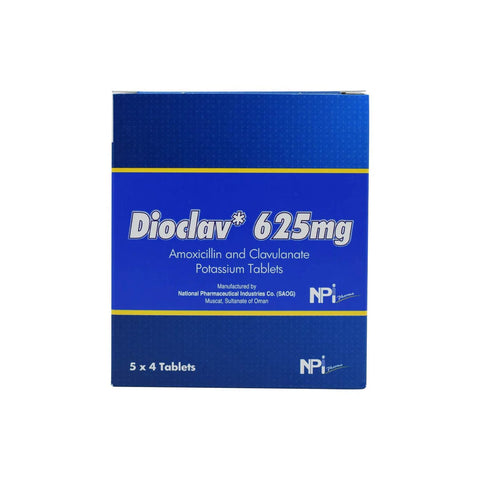 Dioclav 625Mg 20 Tablets