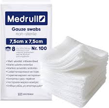 MEDRULL GAUZE SWABS NON-STERILE[7.5X7.5]