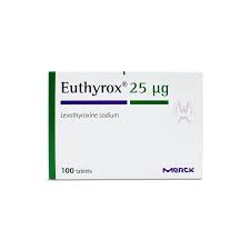 EUTHYROX 25MCG TAB 100S