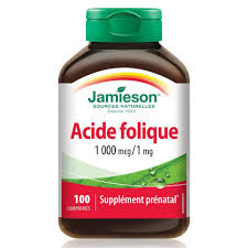 Jamieson Folic Acid 1000 Mcg Tablet,  100's