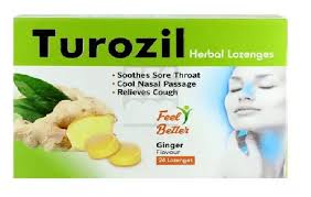 Turozil Lozenger Ginger, 24's