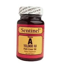 Sentinel Vitamin A, 10,000 IU Capsule 100's