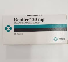 Renitec 20mg Tablet. 28 Pieces