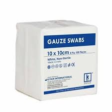 MEDICA GAUZE SWAB 10 X 10 NON STERILE 8PLY