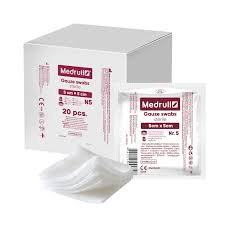 MEDRULL GAUZE SWABS STERILE [5X5] 20S