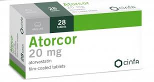 Atorcor 20 Mg Tab 28's