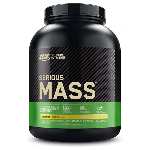 Optimum Nutrition Serious Mass, Banana, 6 LB