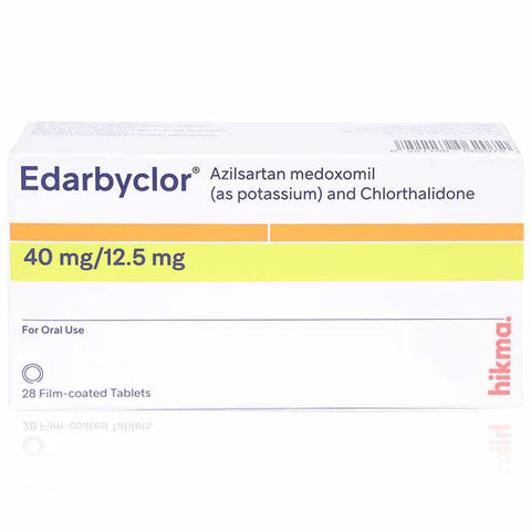 Edarbyclor 40 mg/12.5 mg Tab 28's
