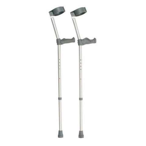 Caremax Forarm Crutches (Black) -Ca852L2