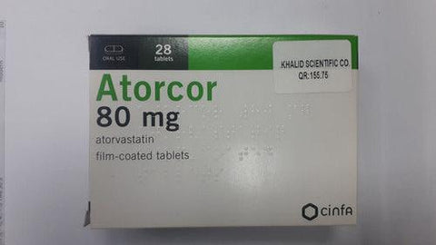 Atorcor 80 Mg Tab 28's