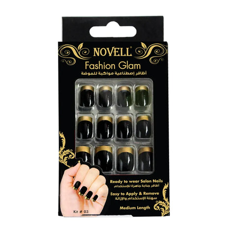 NOVELL ARTIFICIAL FASHION NAIL KIT T#03
