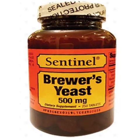 Sentinel Brewer'S Yeast 500Mg Tablets, 100S