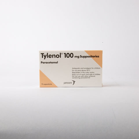 Tylenol 100Mg Suppositories 10S