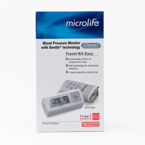 Microlife Blood Pressure Travel Kit Easy Monitor, A1 Easy