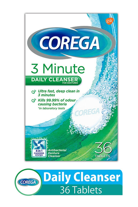 Corega Ab Denture Cleanser Tablet 36's