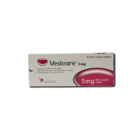 Vesicare 5mg 30 Tablets