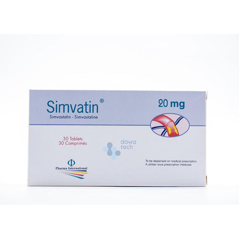 Simvatin 20 mg Tab 30's