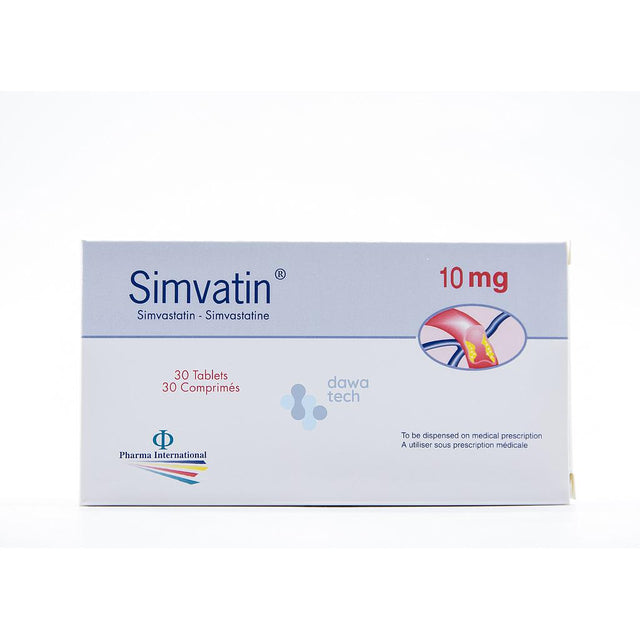 Simvatin 10 mg Tab 30's – PharmaCare Online