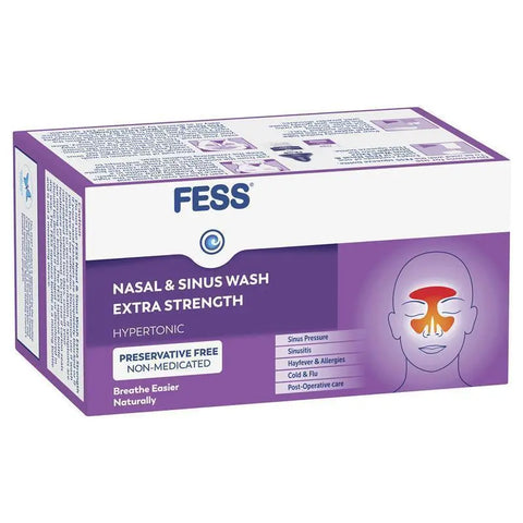Fess Nasal & Sinus Wash Refill Sachets – 24 Pack