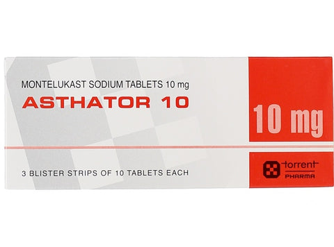 Asthator 10 Mg Tab 30's