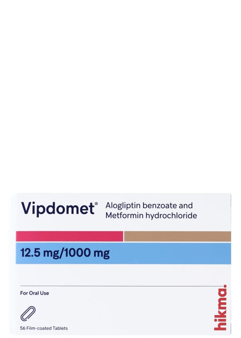 Vipdomet 12.5/1000 mg Tab 56's
