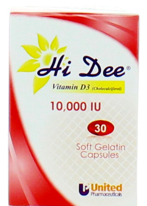 Hi Dee 10,000 iu Cap 30's