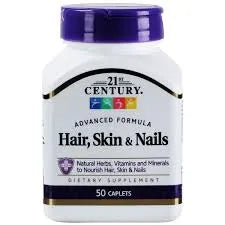 21St Century Hair Skin & Nails Caplets, 50's