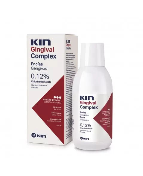 Kin Gingival Complex Mouthwash, 0.12%, 250 ML