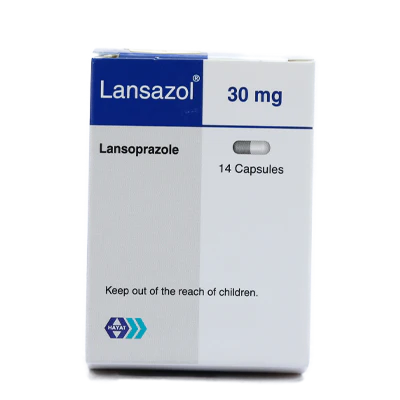 Lansazol 30 mg Cap 14's