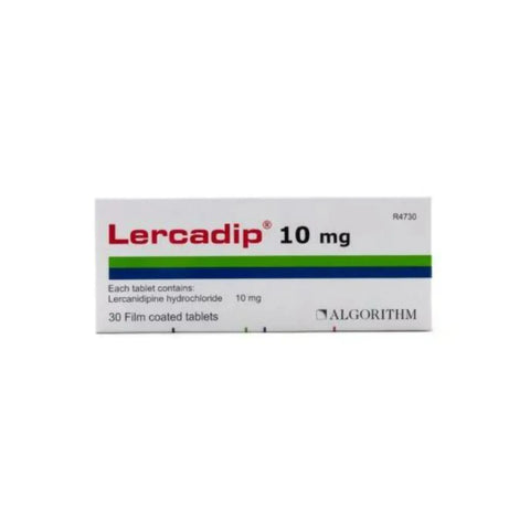 Lercadip 10 mg Tab 30's