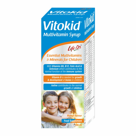 Life-On Vitokid Multivitamin Syrup 200 Ml