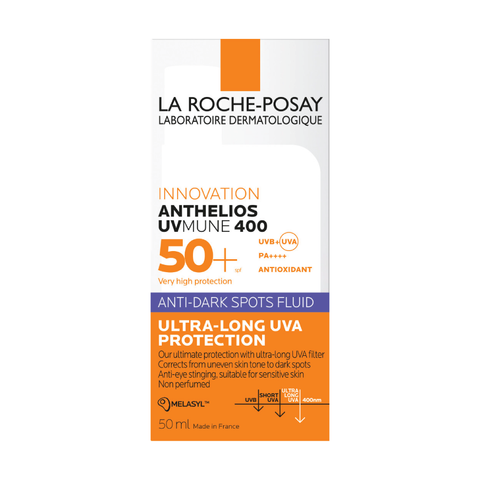La Roche Posay Anthelios UVMune 400 Anti Dark Spots Fluid Sunscreen - SPF 50 - 50ml