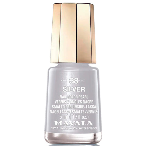 Mavala Nail Polish 38 Silver, 5 ML