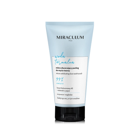 miraculum thermal water micro exfoliating face wash scrub 150 ml